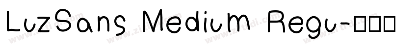 LuzSans Medium Regu字体转换